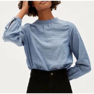 NWT Everlane Double Gayze Shirred Top